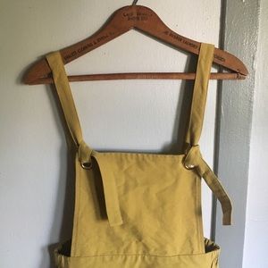 🌼Roolee NWT Canary Overall Jumper Dress🌼